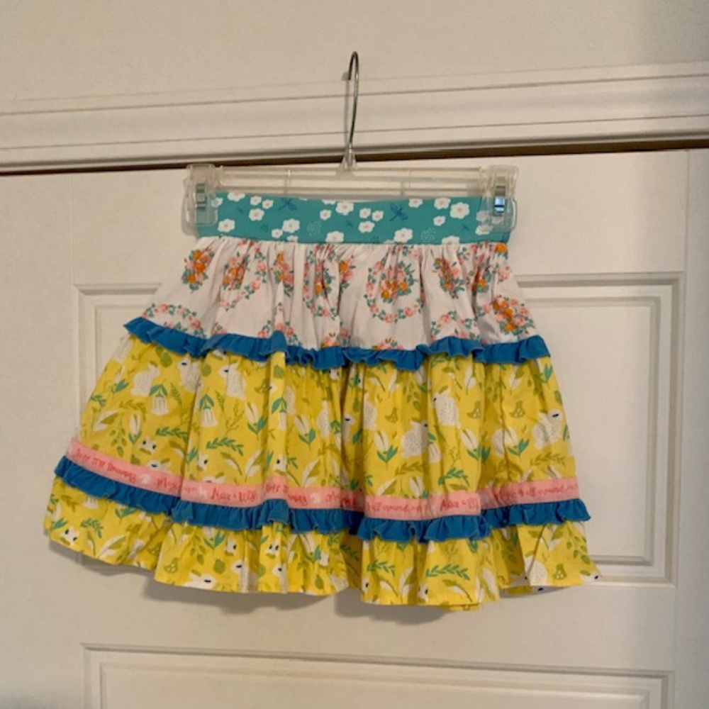 Girls Size 8 Wildflowers Skirt